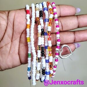 ✨ Jenny's Handmade Assorted Custom Beaded Anklets